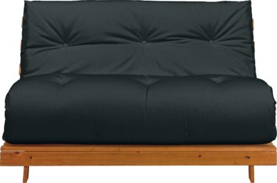 ColourMatch - Tosa - 2 Seater - Futon - Sofa Bed - Jet Black